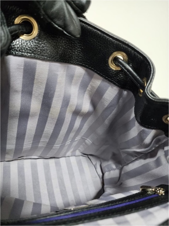 Authentic MCM Vintage Leather Backpack Black main image 11